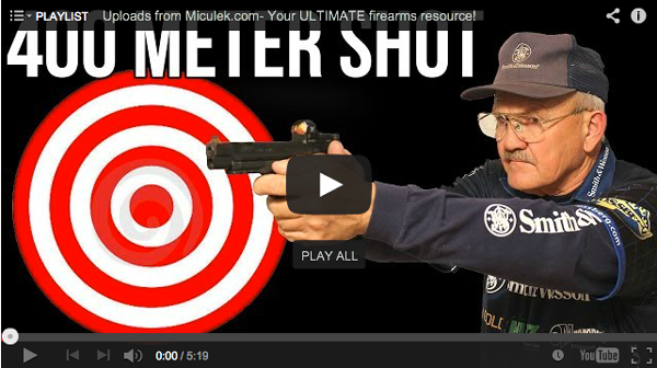 Video: Jerry Miculek’s Impossible 400-meter Shot with 9mm Pistol