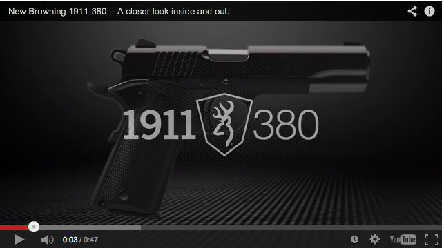Browning Set to Release a 1911 .380 ACP