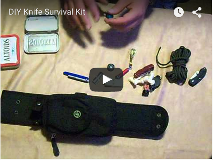 Video: Knife Sheath DIY Survival Kit