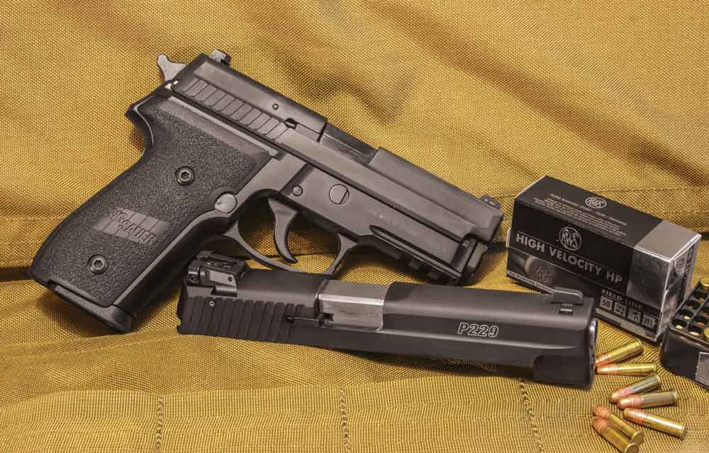 If you do not feel comfortable with a .22 LR for self-defense, don’t overlook how a rimfire conversion kit, like this one from Sig, can help you practice with your defensive handgun at a much-reduced cost.