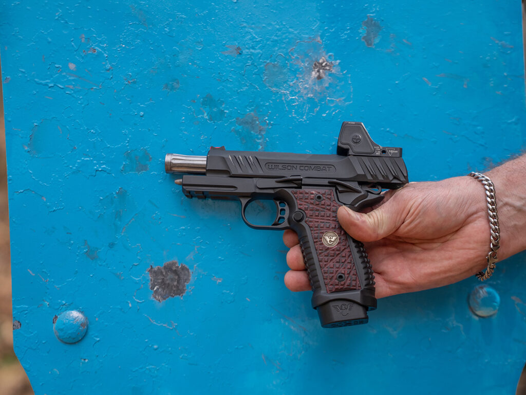Shoot Handguns At Long Distance target