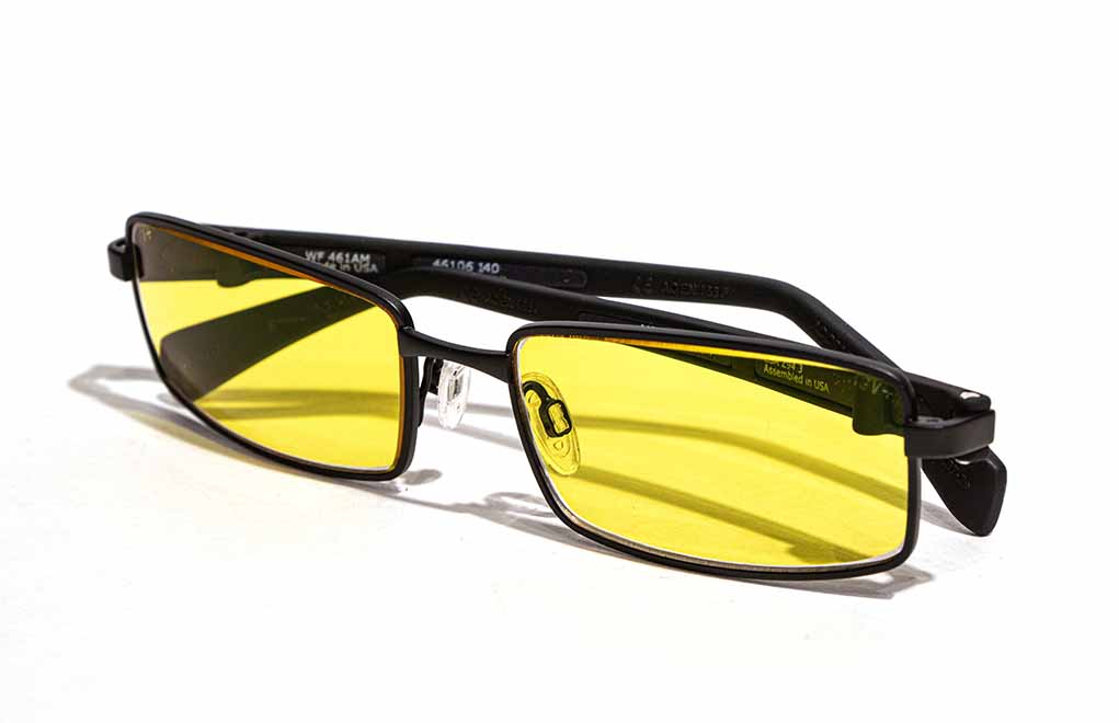 The Hunters HD Gold Archer-style glasses are stylish. However, more importantly, they enhance color and contrast and provide a fantastic level of protection.