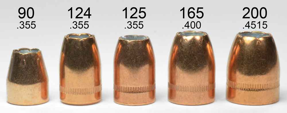 The different weights of Sierra V-Crown bullets.