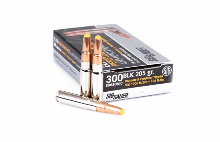 First Look: Sig 300 Blackout 205-Grain Subsonic Hunting Ammo