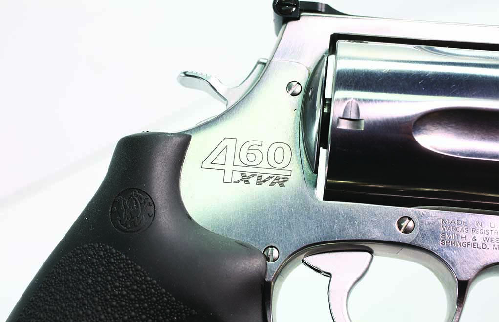 S&W wants there to be no mistake, and you need to be reminded what model this is. So, the .460 XVR gets its own logo too!