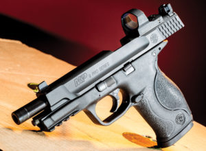 The M&P Pro C.O.R.E. takes the proven striker-fired pistol and adds modern optics to the platform. Photos by Alex Landeen