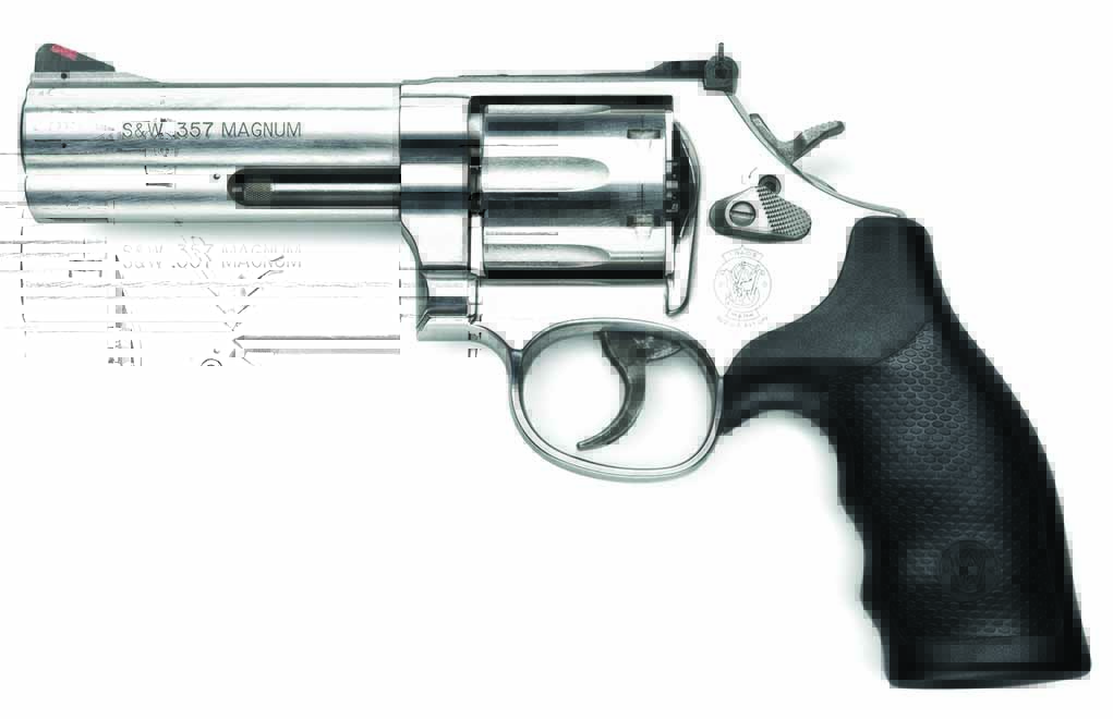 If your tastes run more toward a duty-style revolver, a slicked-up L frame is just the thing. It’s a big gun, but remember: Not all carry guns need to be buried in an IWB holster.