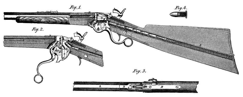 The Spencer Repeating Rifle gave Union soldiers a great advantage with seven rounds on tap.