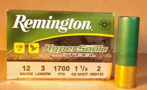 Remington reports that its 12-gauge HyperSonic loads have a muzzle velocity of 1,700 fps. The author’s tests actually revealed they fly a bit faster than that.