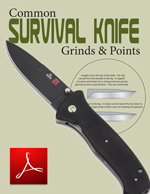 The best survival knife grinds and points