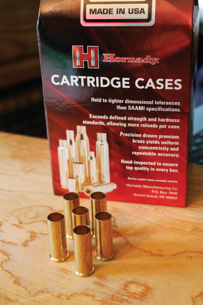 Hornady brass proved to be very consistent.