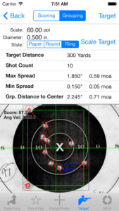 Peak Studios' Ballistic App gives you the ability to chart, save and study your shoots.