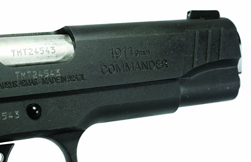 Taurus clearly marks the commander. Oh, the serial numbers? It’s a Taurus thing.