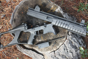 The Taurus CTG29 carbine is chambered for the 9mm and the .40 S&W  cartridges, and is a combination of alloy steel and synthetic that should be right at home in tough climates. Easy to field strip, the CTG29 comes apart pretty much like an AR-type rifle.