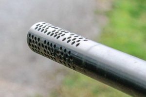 A good muzzle brake helps tame some of the .300 Remington Ultra Magnum's substantial recoil.