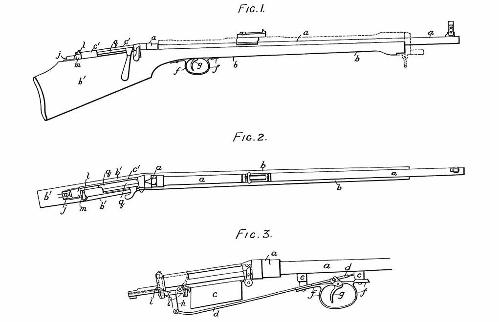 Thorneycroft_carbine,_patent_14622_of_July_18,_1901