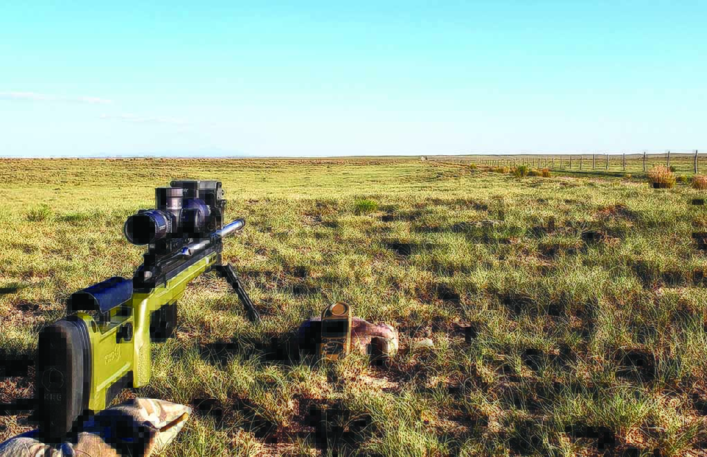 This 6.5 PRC achieved a 60-percent hit rate on a 24-inch plate at 1,800 yards in 25-mph wind. 