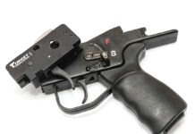 Hardware Talk: Timney HK MP5 Trigger A Timney HK drop-in trigger resting on top of an MP5 SEF lower.