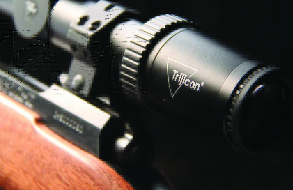 The Huron scopes come with a matte-black, nonglare finish on the 6061 aircraft-grade aluminum body. Trijicon exposes its scopes to a litany of abuse tests, so there’s no worry that rough baggage-handlers, bumpy ATV rides, or heavy recoil will ruin your scope. 