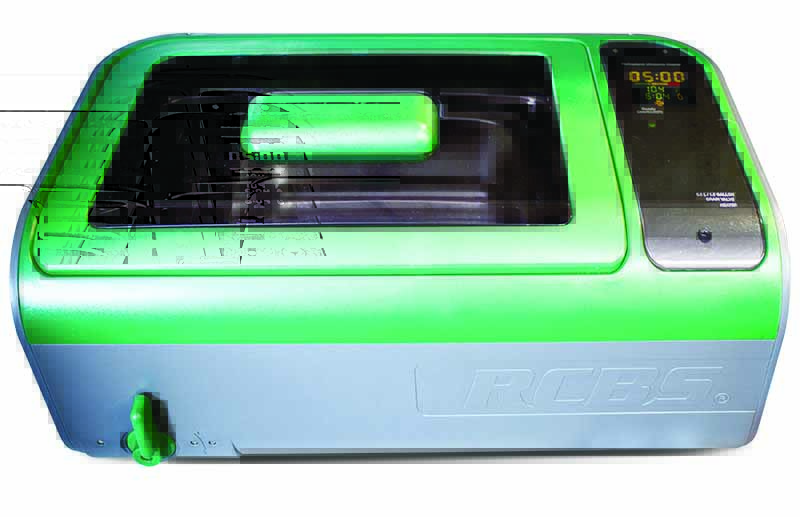 The RCBS Ultrasonic Cleaner II will clean not only brass cases, but many reloading tools as well.
