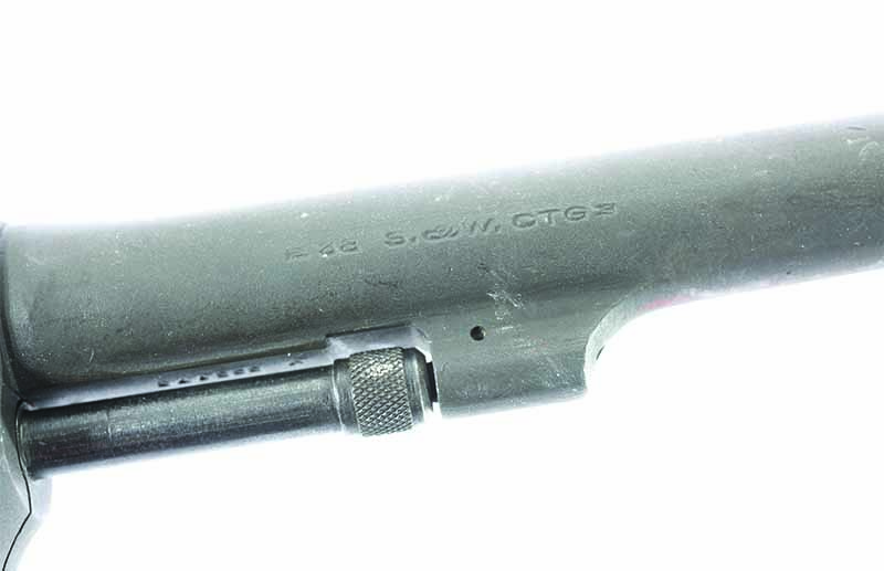 thumbnail image 2 of WWII Smith & Wesson M&P Victory Revolver Hammer Stud – Original Action Part (P-1052) 2 of 6