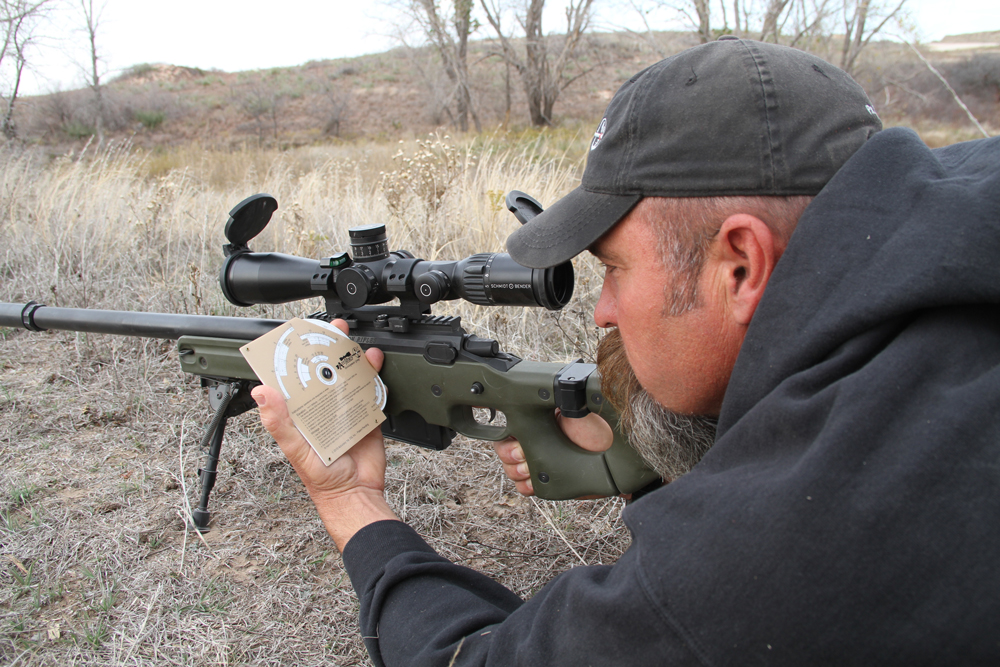 Todd Hodnett developed the Accuracy 1st Whiz Wheel, which allows the precision rifleman to make scope adjustments fast, without the use of electronics that can fail under field conditions.
