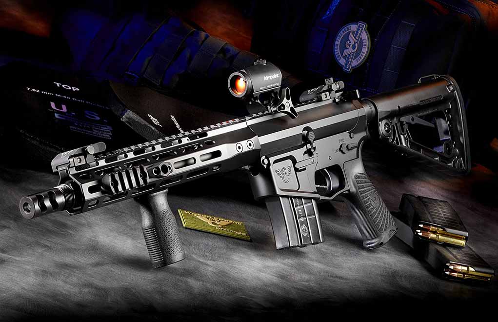 The 6.8 SPC II isn't afraid of going small. An example, Wilson Combat's SBR Tactical.