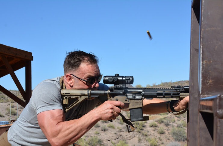 ZeroTech Thrive HD 1-4 Prism Review: Shot Glass ZeroTech Thrive HD 1-4 Prism shooting