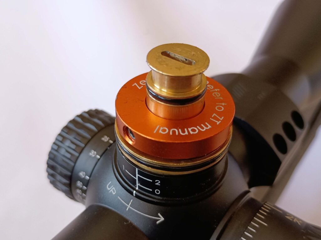 A must on a long-range scope, the Vengeance has a ZeroStop. As a bonus, it's a simple system, requiring an included hex key of set.