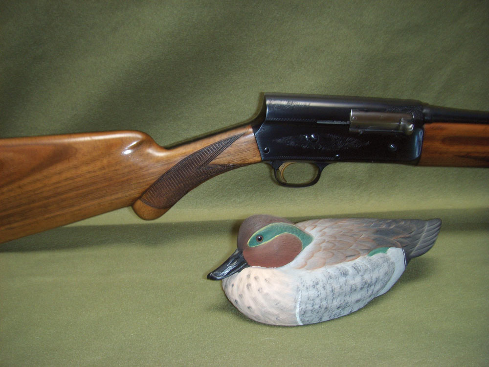Many years ago I shot ducks with an old gentleman who called his Sweet Sixteen “Widgeon.” He said the 12 gauge I was shooting should be called “Mallard” because it was bigger, thicker. He said an A-5 20 would be a “Teal” because it was smaller and more slender.