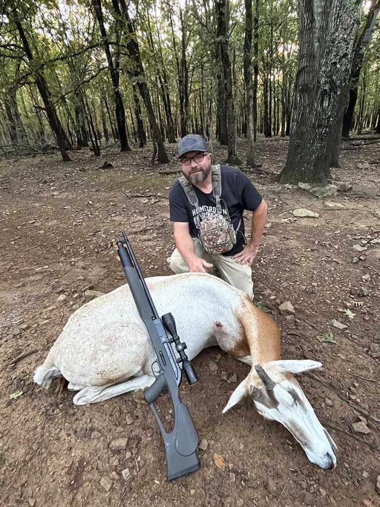 air rifle hunting oryx