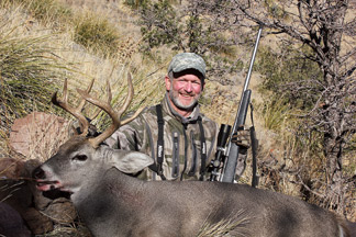 This nice 10-point Coues deer was taken  at 350 yards in January 2012 in Chihuahua, Mexico with the .257 Wby. Mag. and Robb’s handloads.