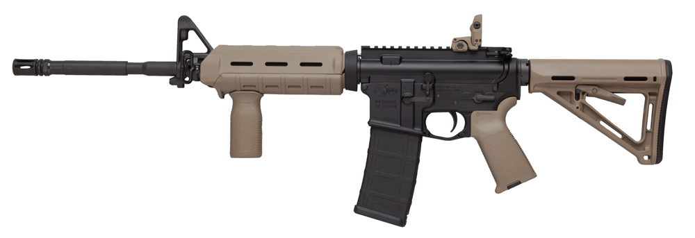 The Colt LE6920MP with Magpul accessories.