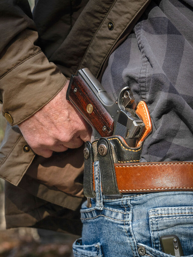 commander 1911 holstered