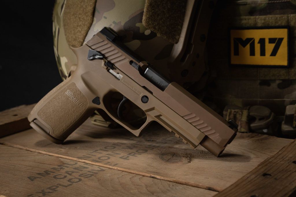 The SIG M17 is a great shooter with many good features, including a 17-round capacity and short, fast trigger. 