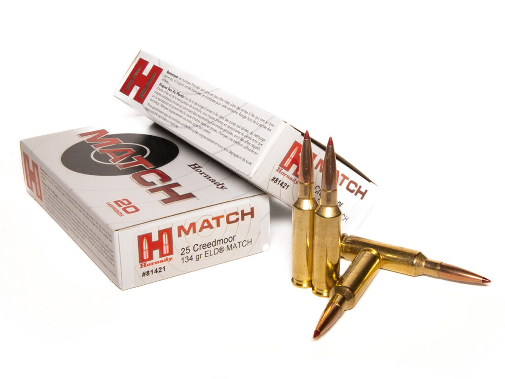 hornady match 25 creed