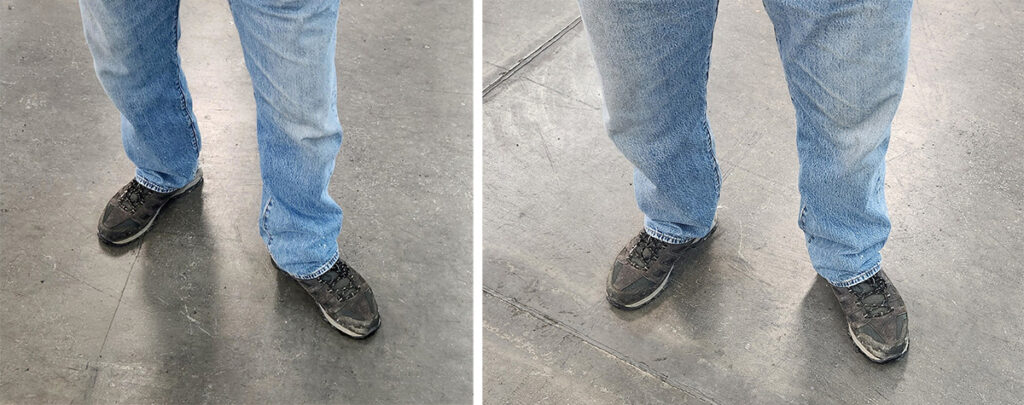 instinctive shooting stance