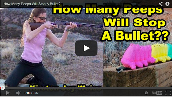 Video: How Many Easter Peeps Does it Take to Stop a Bullet?