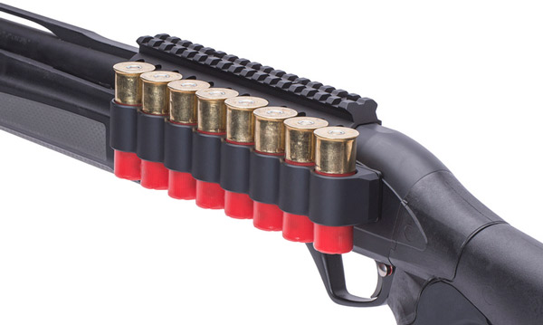 The SureShell Shotshell Carrier and Rail System, now with a model for the Remington VERSA MAX Shotgun.