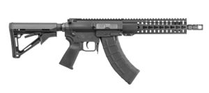 CMMG’s short barreled rifle (pictured) version of the Mutant, dang near the same size as the Mk47 pistol.