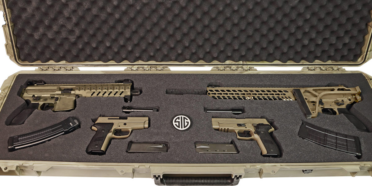 Wow! Sig Sauer pulled out all the stops on this prize package.