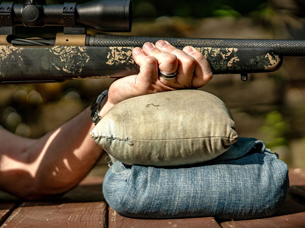 recoil reduction bag rest
