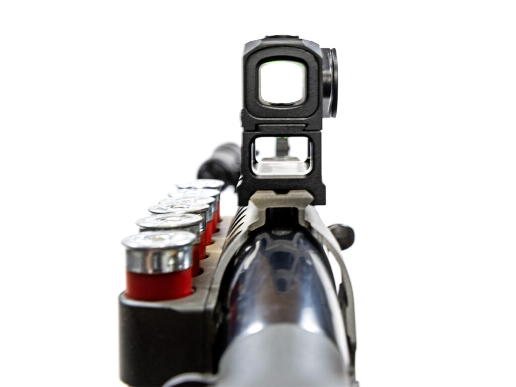 remington 1100 red dot aim down sights