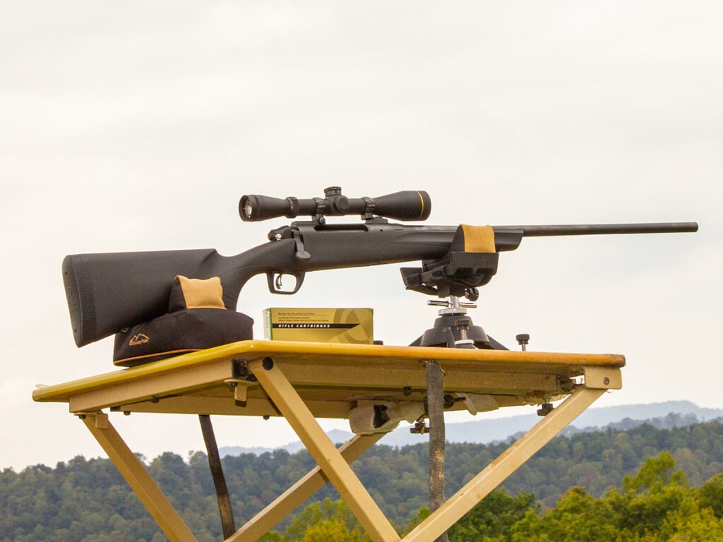 rifle bench shooting