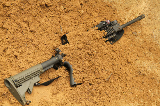 Gun Photos: Brutal AR-15 Torture Test