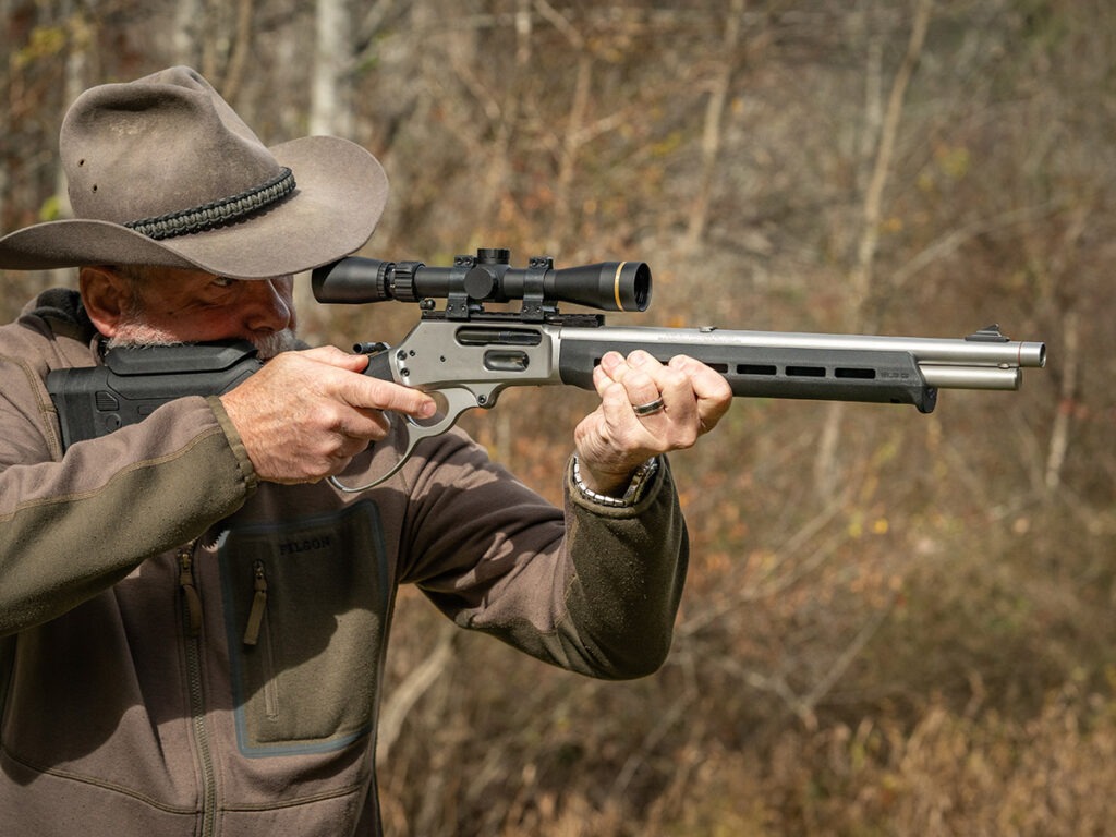 shooting rifle off hand