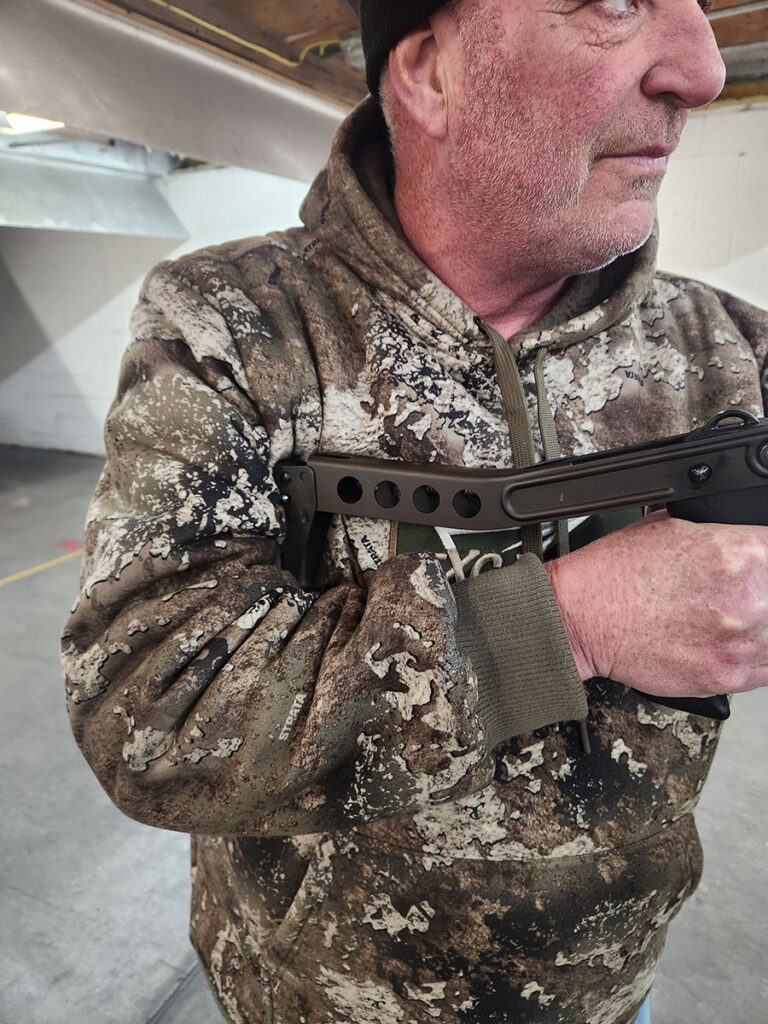 shotgun butt gun down