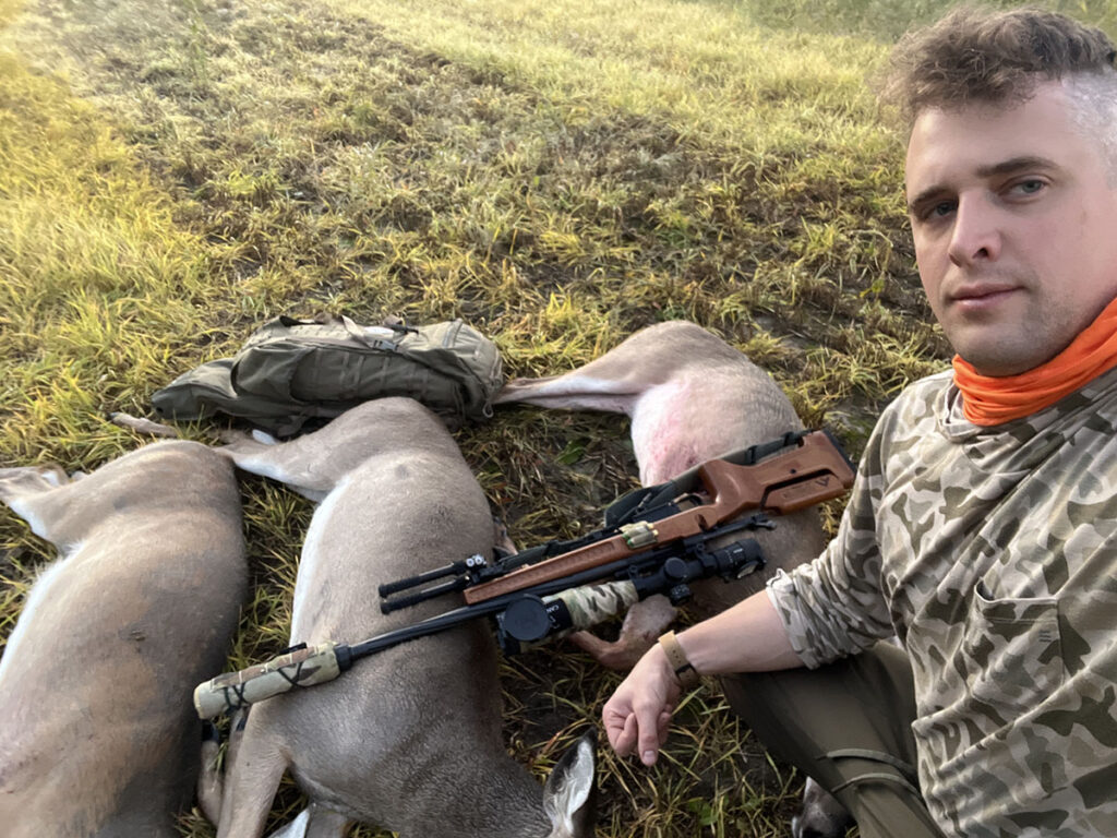 straight-wall hunting rifle deer