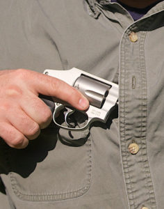 J-frame revolvers make practical and effective concealed carry handguns.