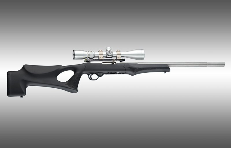 Imagine your Ruger 10/22 decked out with Hogue’s new OverMolded Tactical Thumbhole stock.